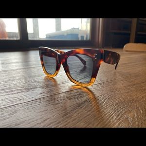 Celine Catherine Sunglasses Brown Tortoise